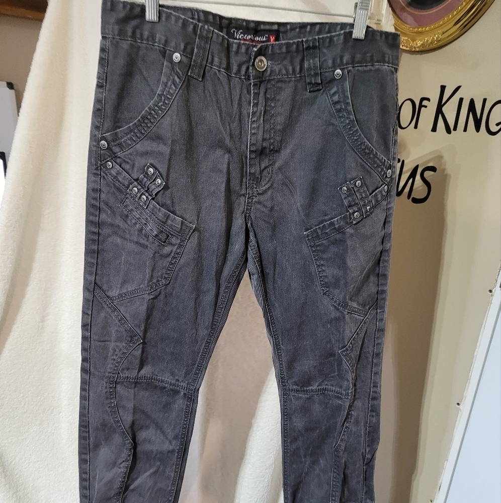(2143) Victorious V, MEN'S SIZE  W34, L30, Jeans , color faded black